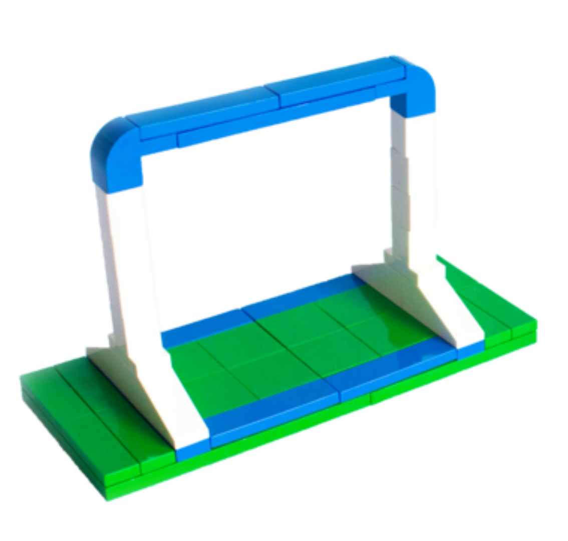 FOOTBALL BUILDING BLOCKS BLUE 700078
